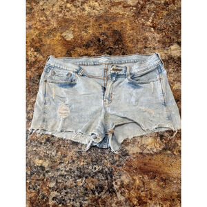 Old Navy Boyfriend Distressed Cutoff Denim Shorts
